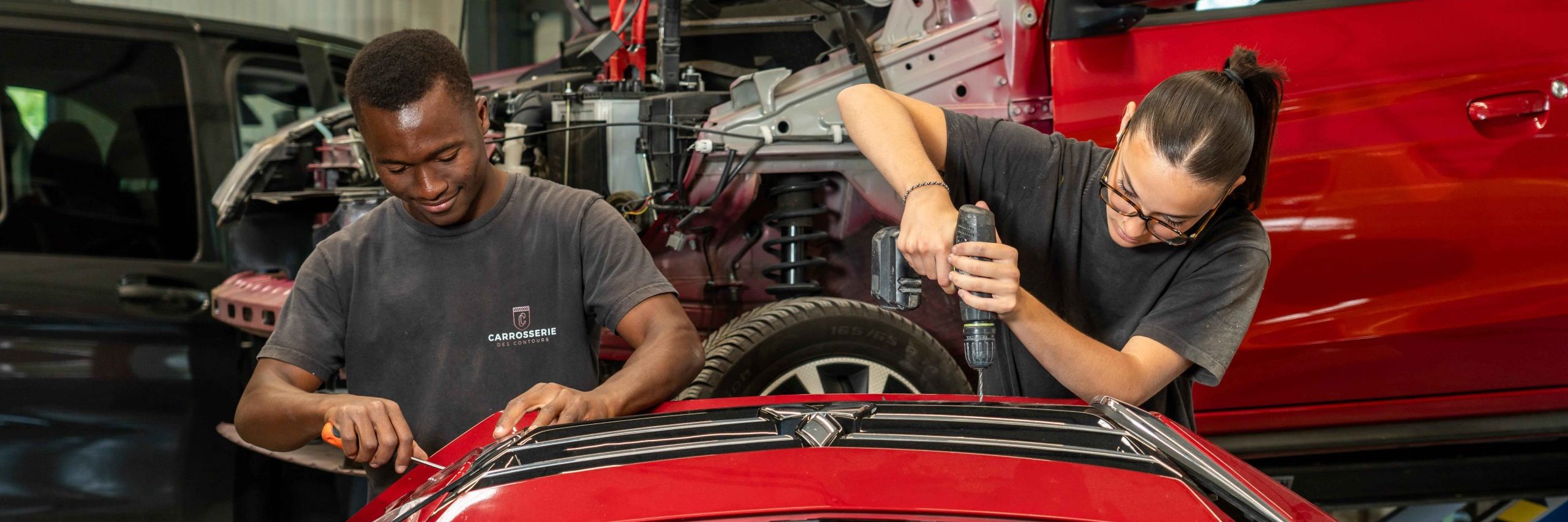 Apprentissage carrosserie des contours