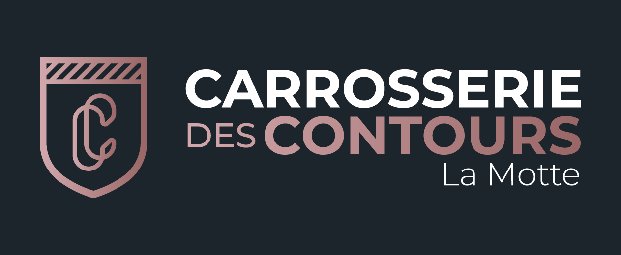 Bannière logo carrosserie des contours la motte servolex