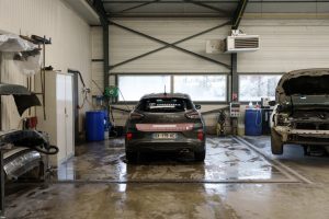Aire de lavage
