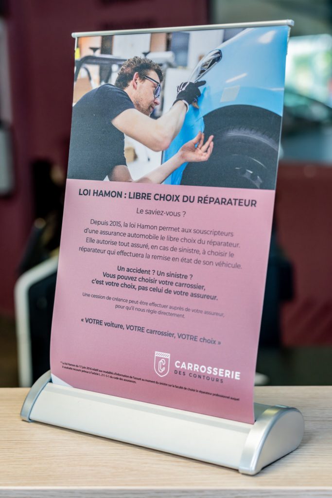 affiche informative libre choix du réparateur